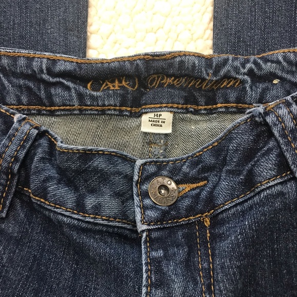 Cato Premium Stretch Distressed Denim Blue Jeans 
Size 13 / 14 P Large - Picture 4 of 15